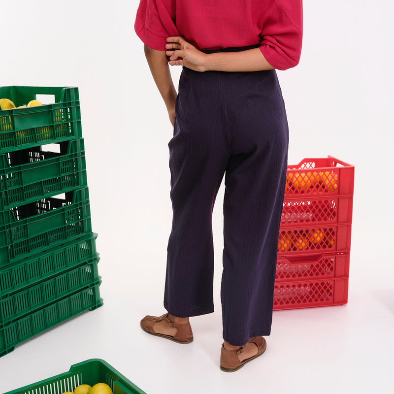 Pantalón Béhulah - Monty Azul Marino