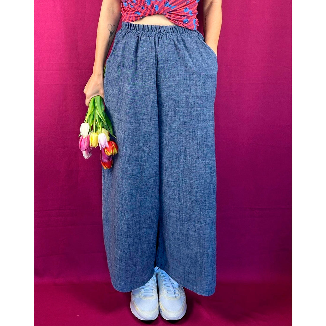 Pantalón La Compiano - Oma Azul