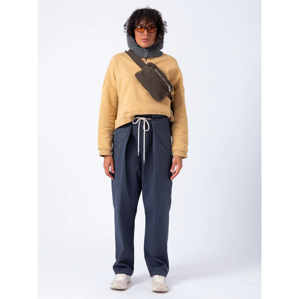 Pantalón Pitagora - Origami Azul Niebla