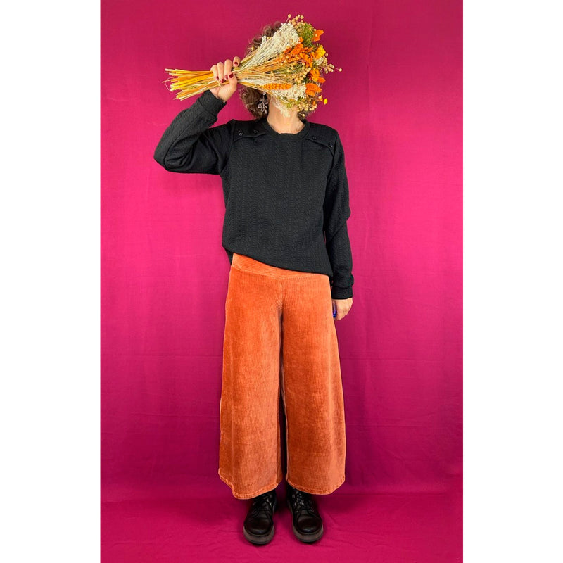 Pantalón La Compiano - Trama Pana Calabaza