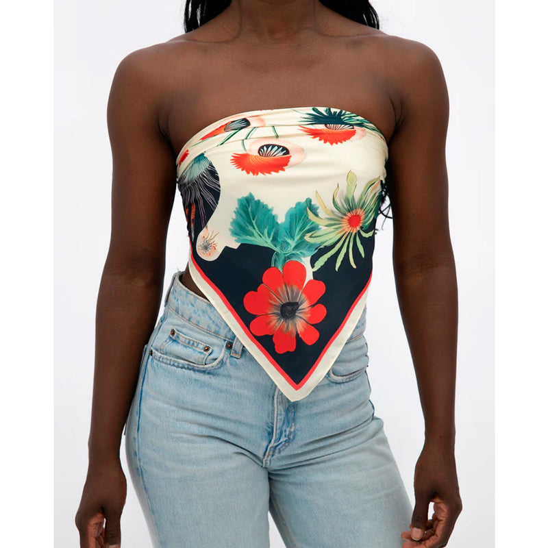 Pañuelo - Flores Espejo 💐