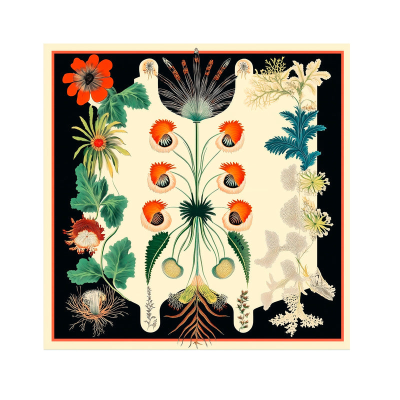 Pañuelo - Flores Espejo 💐