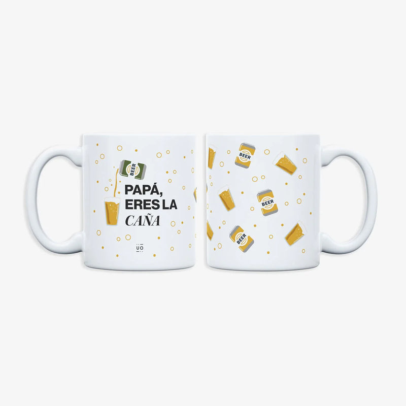 Taza UO - "Papá, eres la caña" 🍺