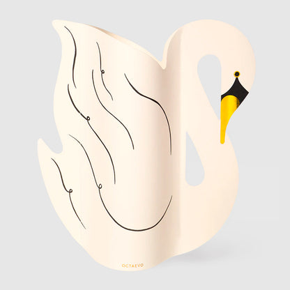 Jarrón de papel Octaevo - Swan 🦢