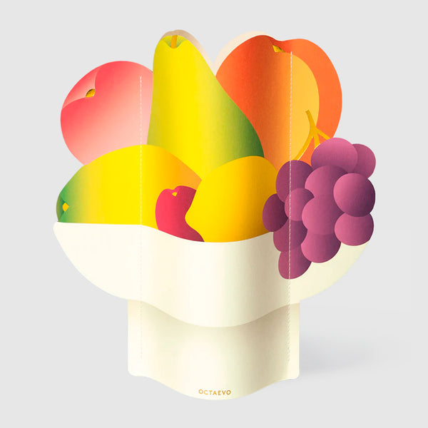 Jarrón de papel Octaevo - Fruit Bowl 🍐🍋🍇