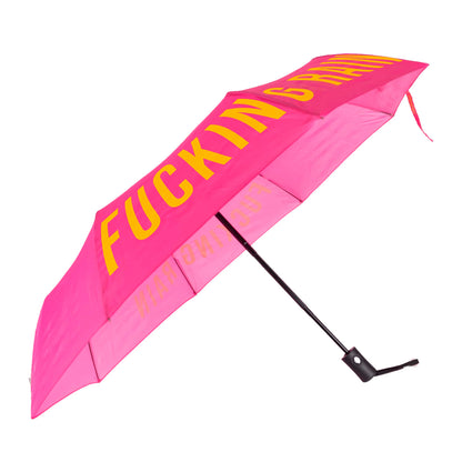 Paraguas - "Fucking Rain" Rosa ☔