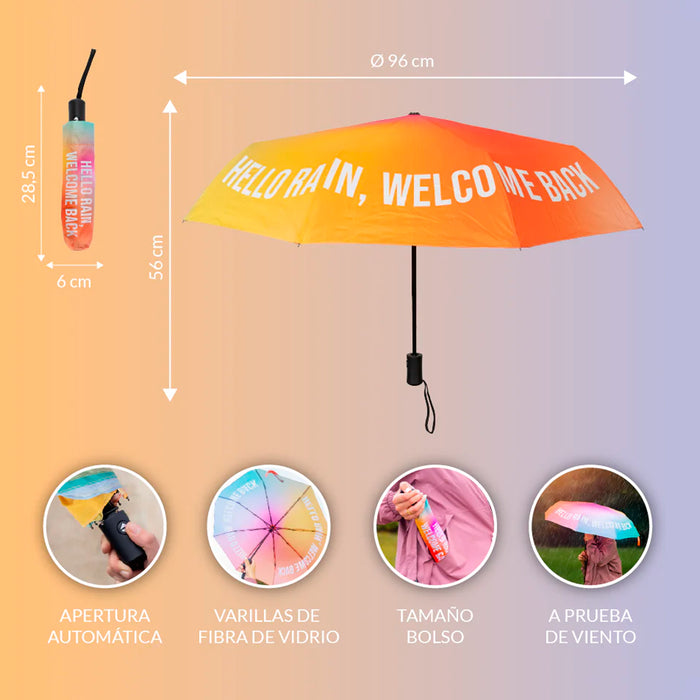 Paraguas - "Hello rain, welcome back"