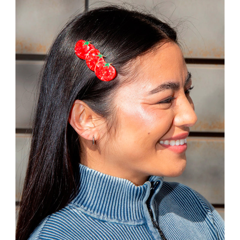 Pasador para el pelo Eat my socks - Tomato 🍅