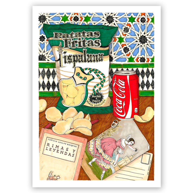 Print de Ana Jarén A3 - "Patatas"