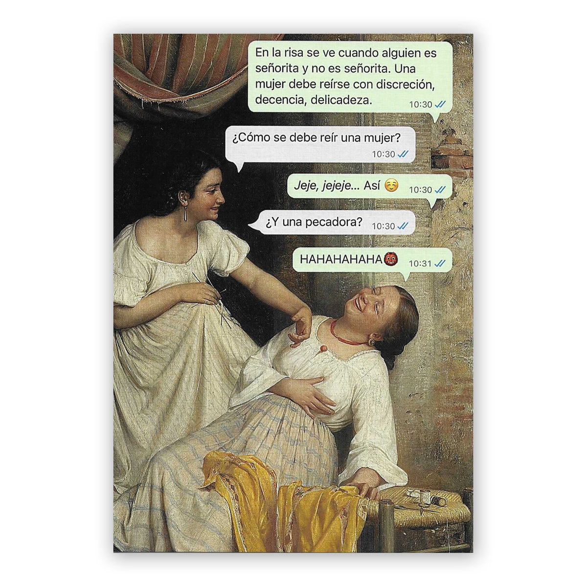 Print de La última croqueta A5 - "Pecadora"