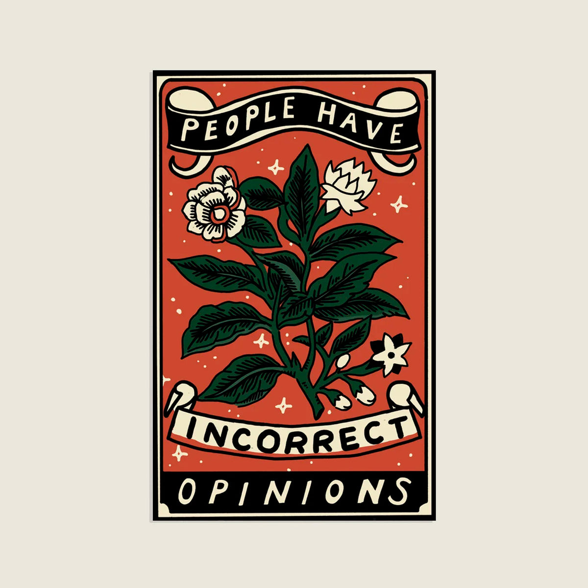 Pegatina - Incorrect Opinions