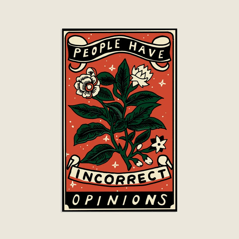 Pegatina - Incorrect Opinions