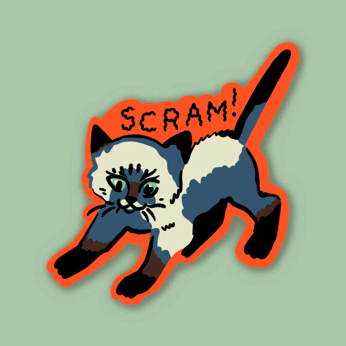 Pegatina - Scram