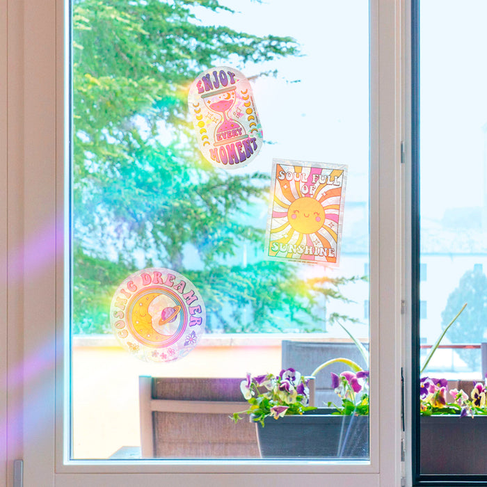 Set 4 Pegatinas Atrapasol - Rainbow Maker 🌞🌈