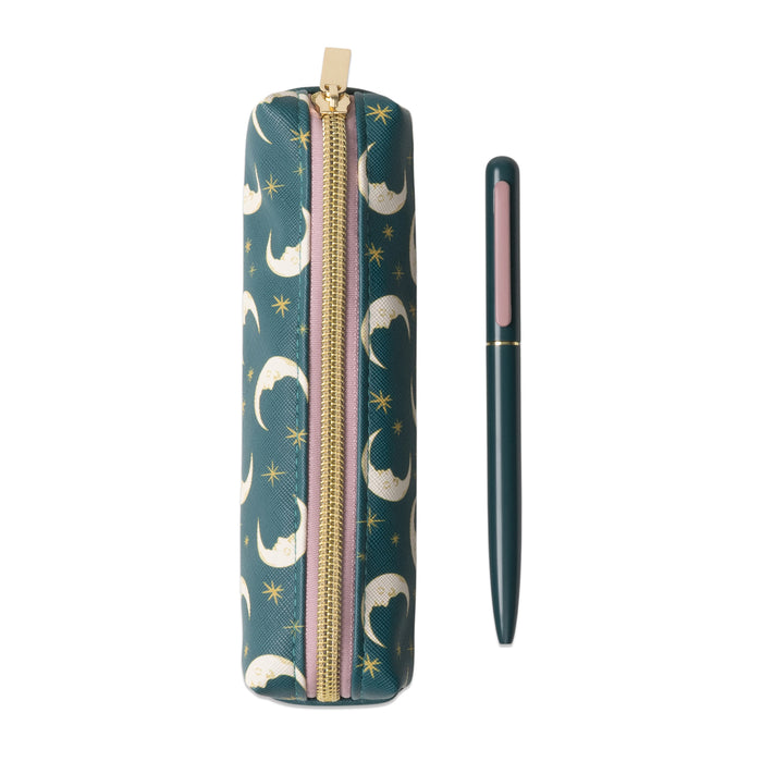 Set Estuche + Bolígrafo - Teal Moon 🌜