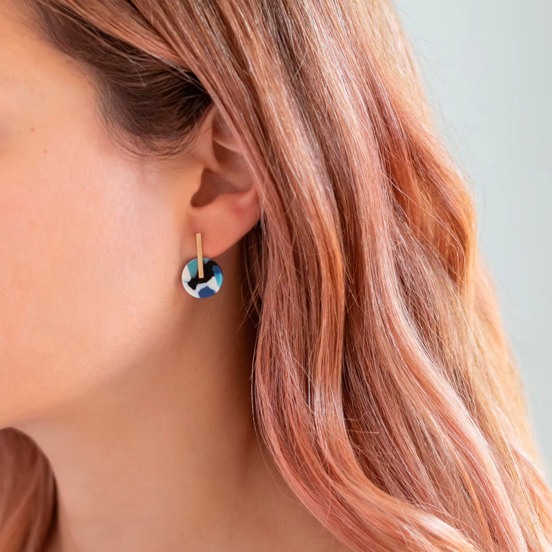 Pendientes Lavs Jewels - Acetate Azure