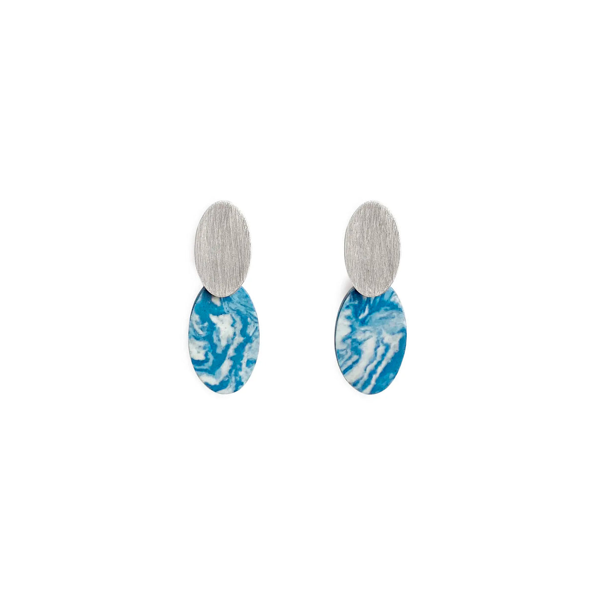 Pendientes Lavs Jewels - Agate Blue
