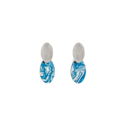 Pendientes Lavs Jewels - Agate Blue