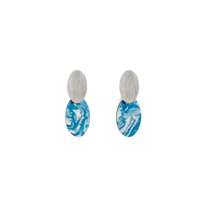 Pendientes - Agate Blue