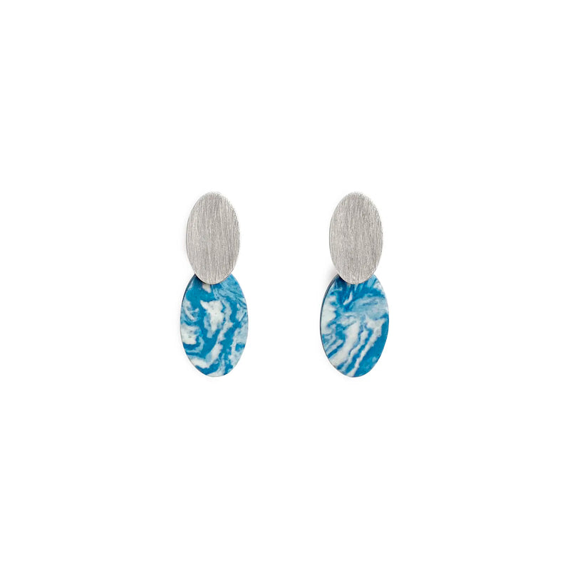 Pendientes Lavs Jewels - Agate Blue