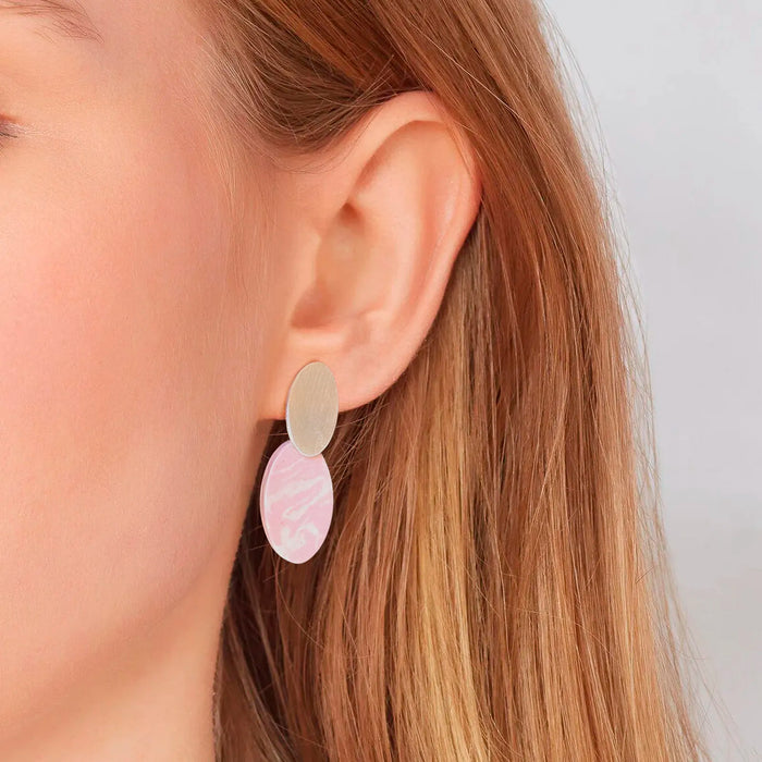 Pendientes - Agate Rose