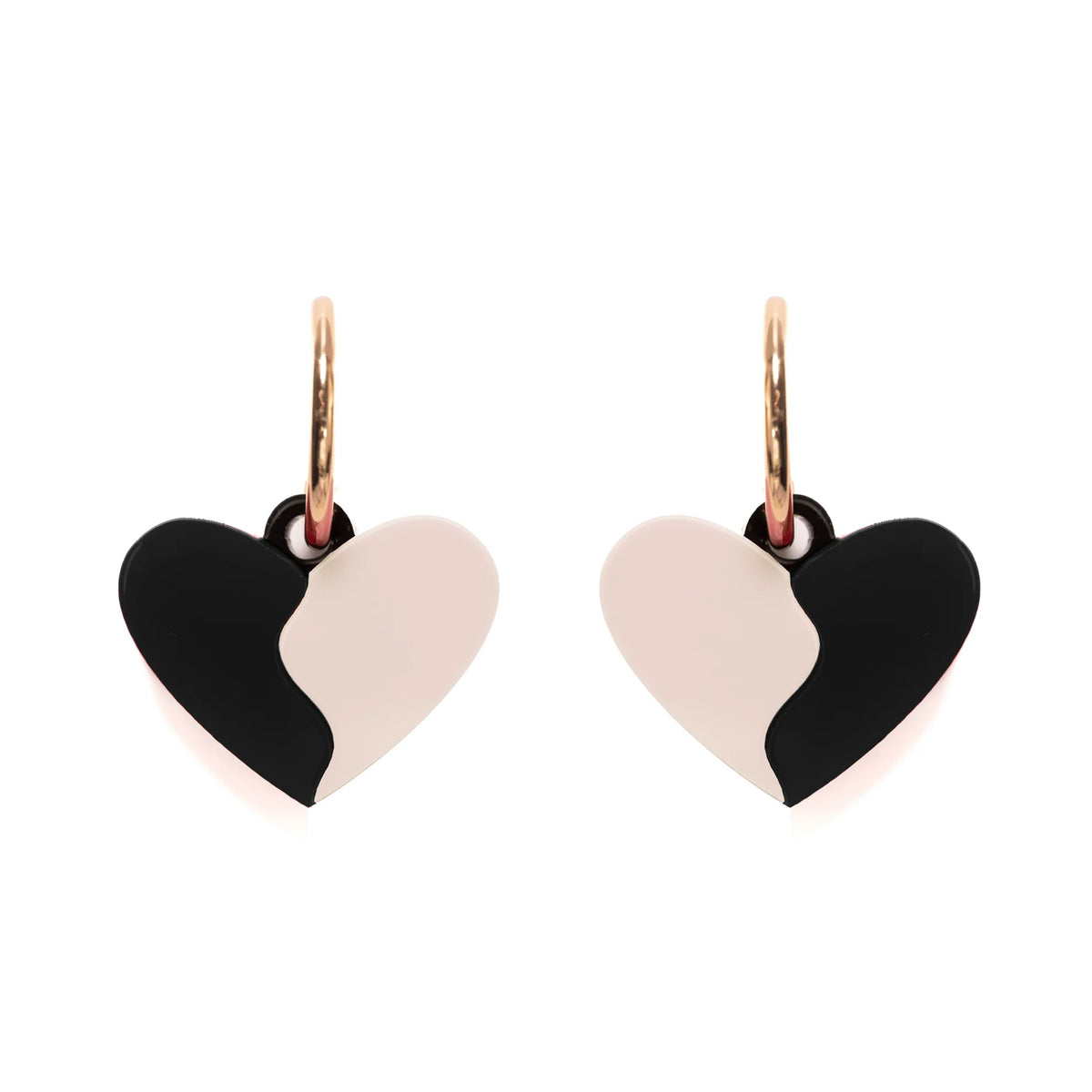 Pendientes - Amara Blanco y Negro