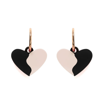 Pendientes - Amara Blanco y Negro
