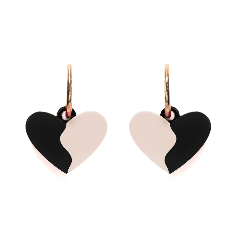 Pendientes - Amara Blanco y Negro