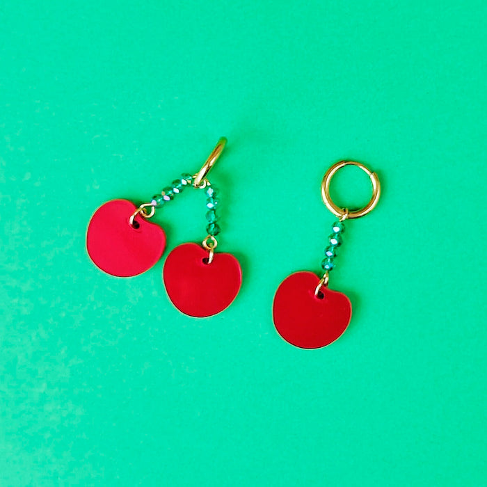 Pendientes - Aros Cirera 🍒