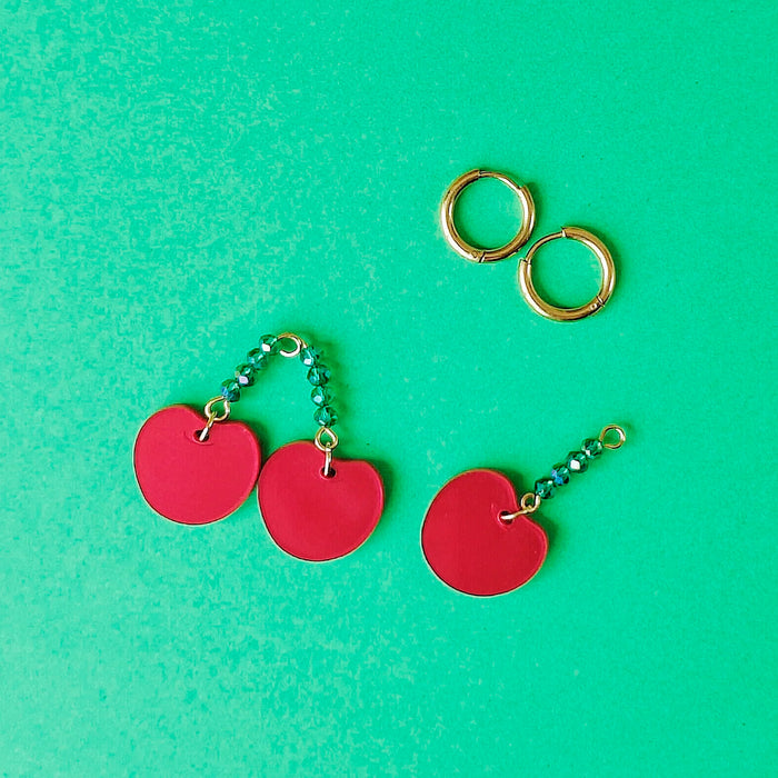 Pendientes - Aros Cirera 🍒