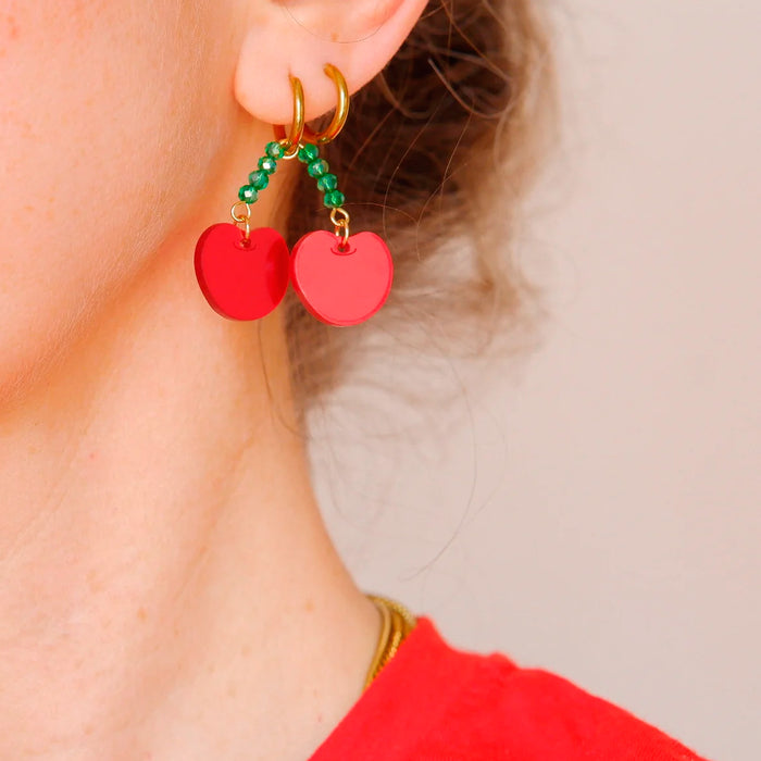 Pendientes - Aros Cirera 🍒