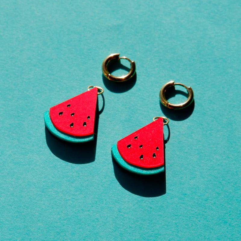 Pendientes - Aros Sandía 🍉