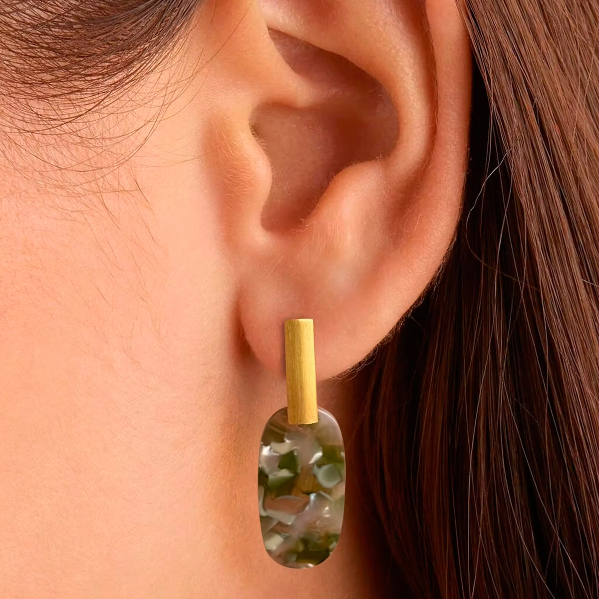 Pendientes Lavs Jewels - Aurora Green