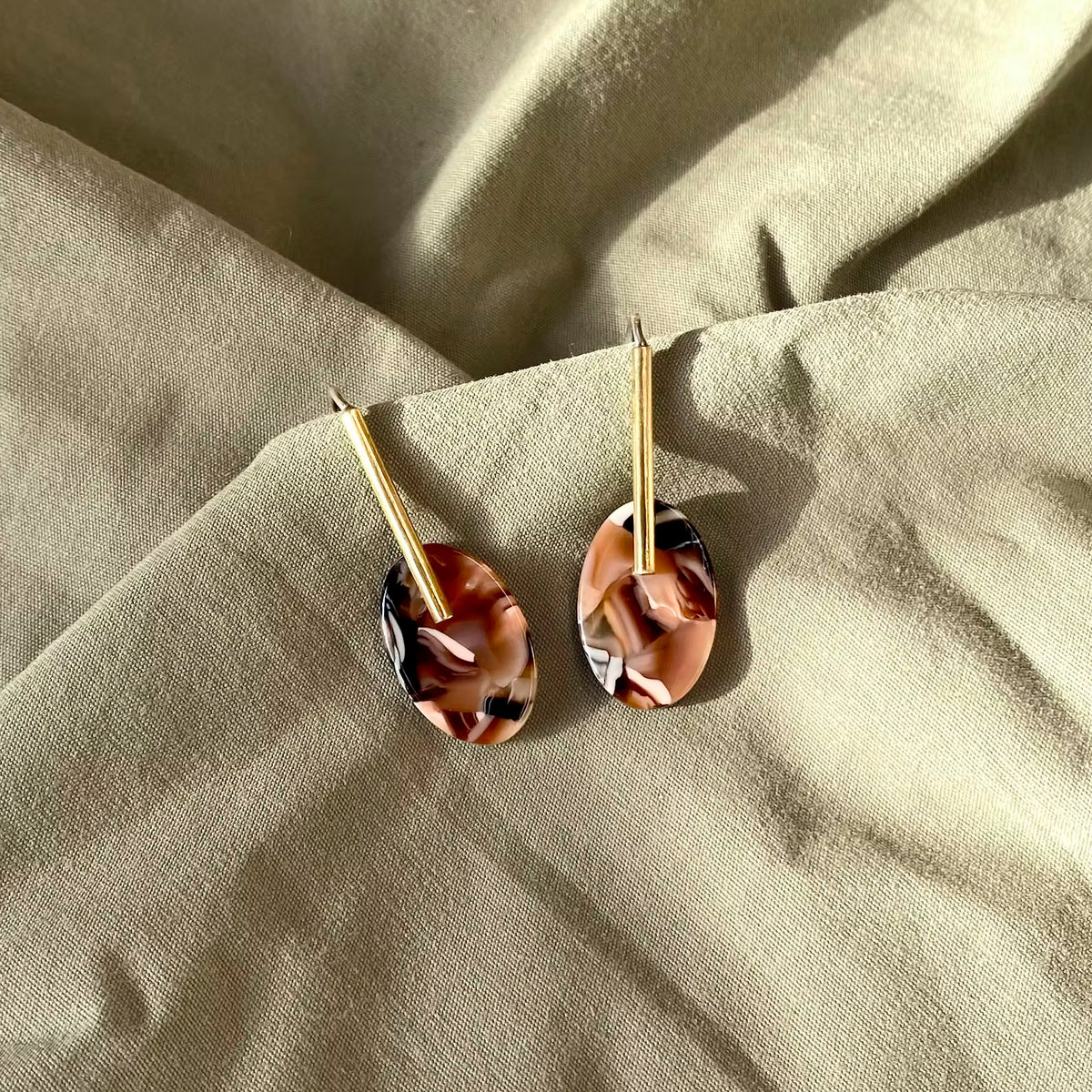 Pendientes Lavs Jewels - Brown