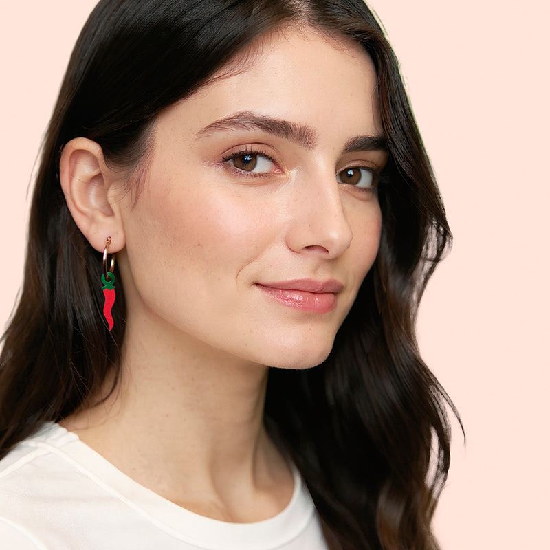 Pendientes de aro - Chili Pepper 🌶️
