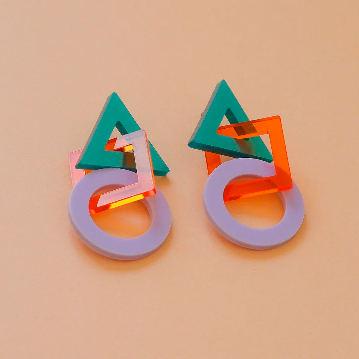 Pendientes - Esencial Esmeralda, Naranja y Malva