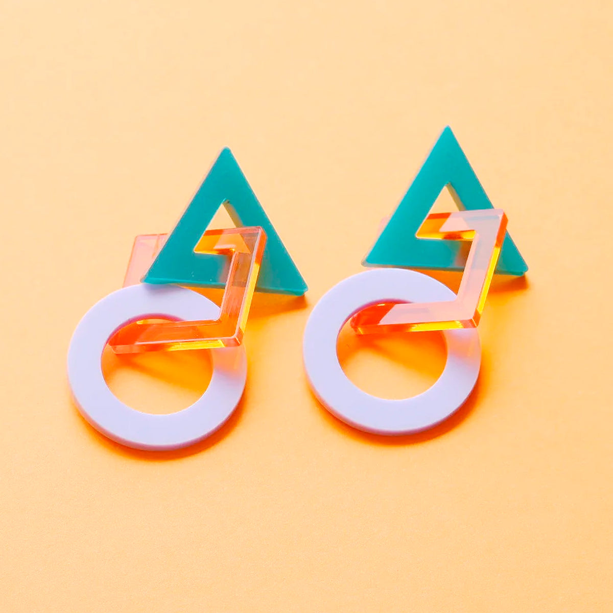 Pendientes - Esencial Esmeralda, Naranja y Malva