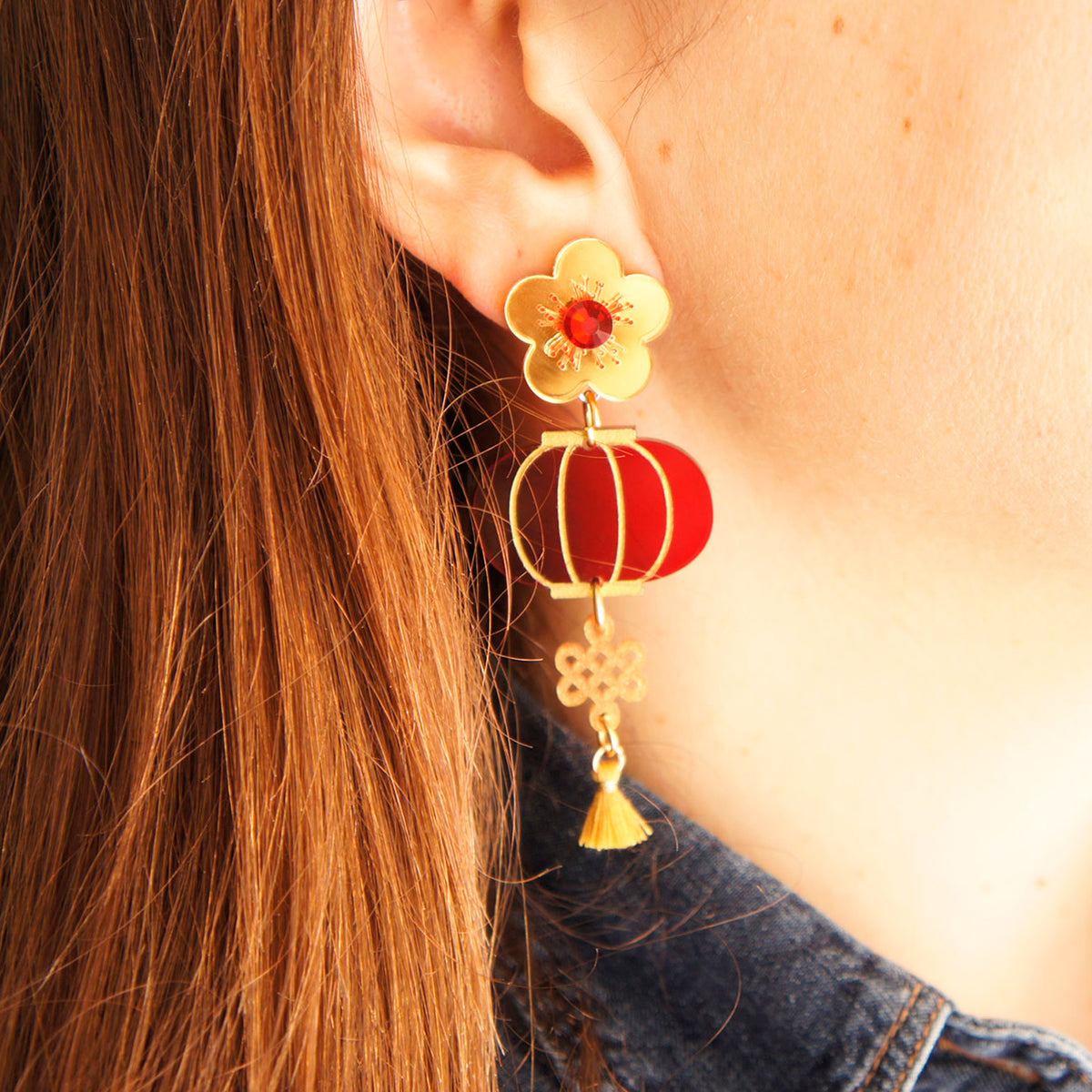 Pendientes - Fiesta Farolillos