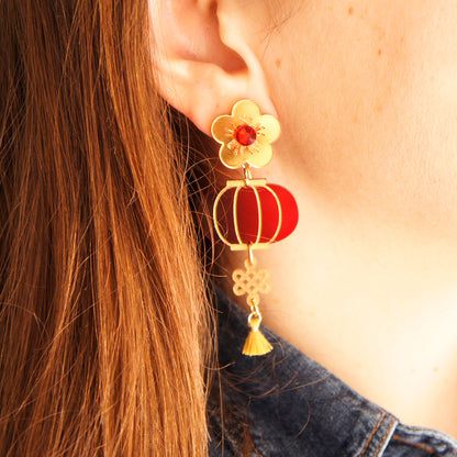 Pendientes - Fiesta Farolillos