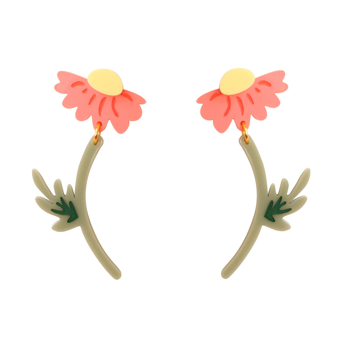 Pendientes - Flor