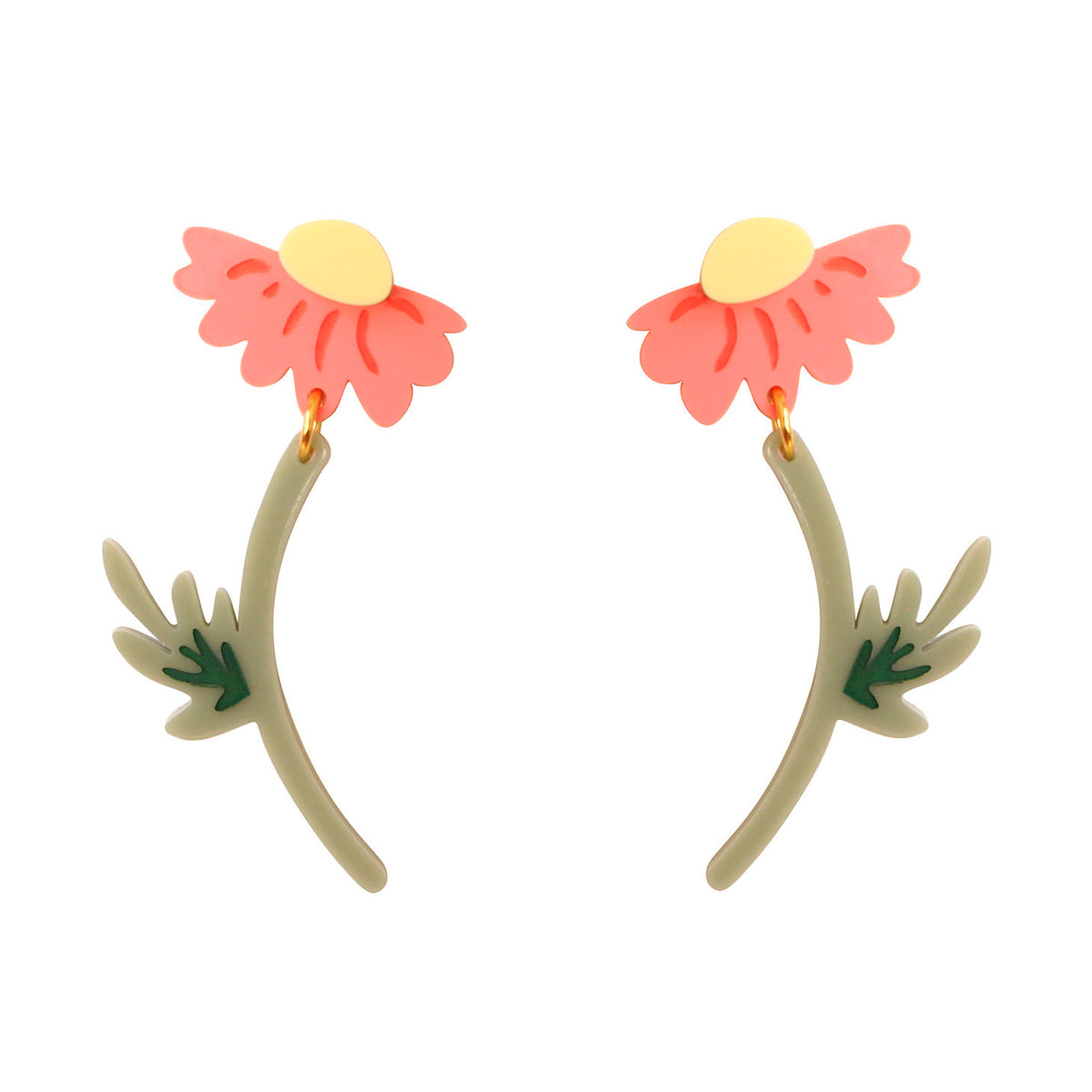 Pendientes - Flor