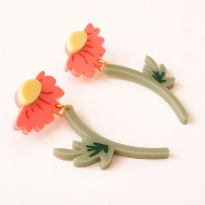 Pendientes - Flor