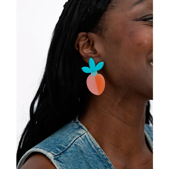 Pendientes - Frutas y Flores Albaricoque