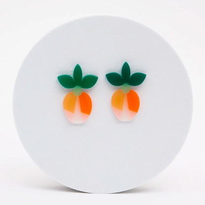 Pendientes Viva - Frutas y Flores Melocotón