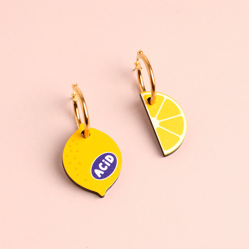 Pendientes de aro - Lemon 🍋