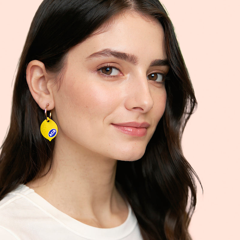 Pendientes de aro - Lemon 🍋