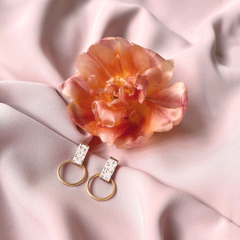 Pendientes Lavs Jewels - Meave beige