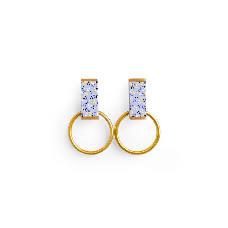 Pendientes Lavs Jewels - Meave lavanda