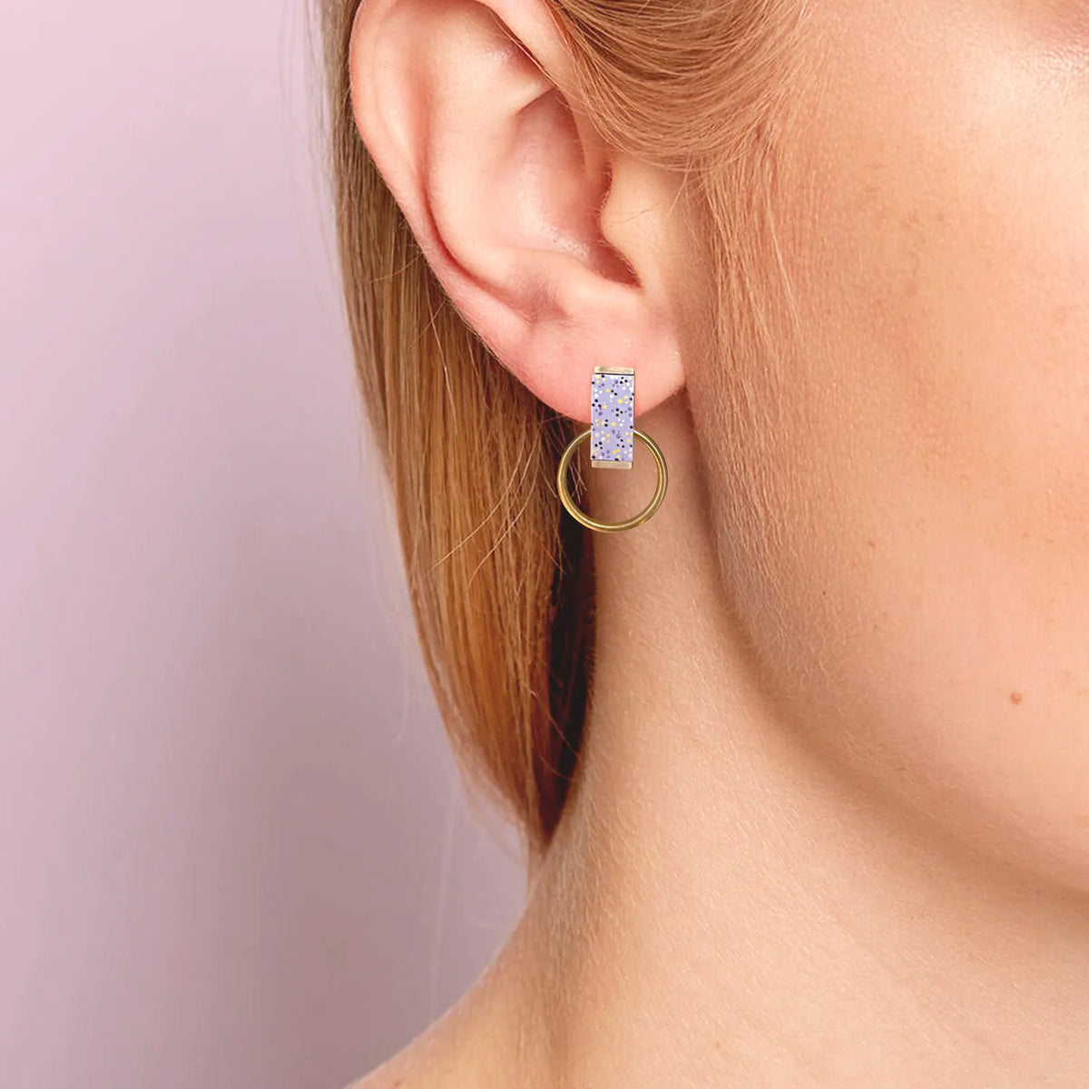 Pendientes Lavs Jewels - Meave lavanda
