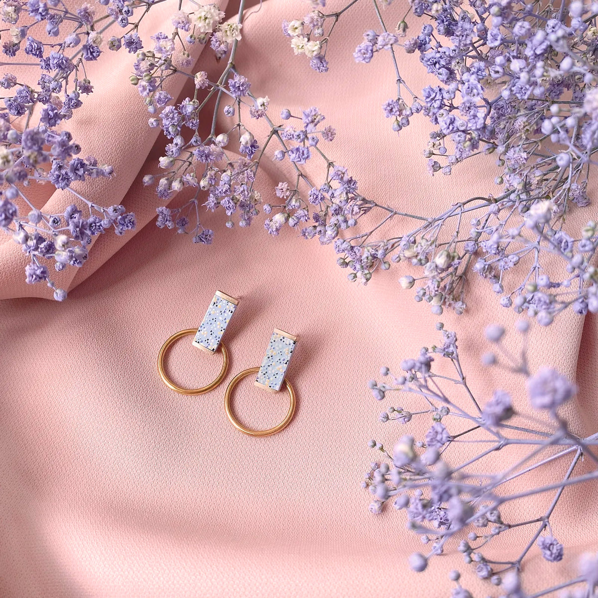 Pendientes Lavs Jewels - Meave lavanda